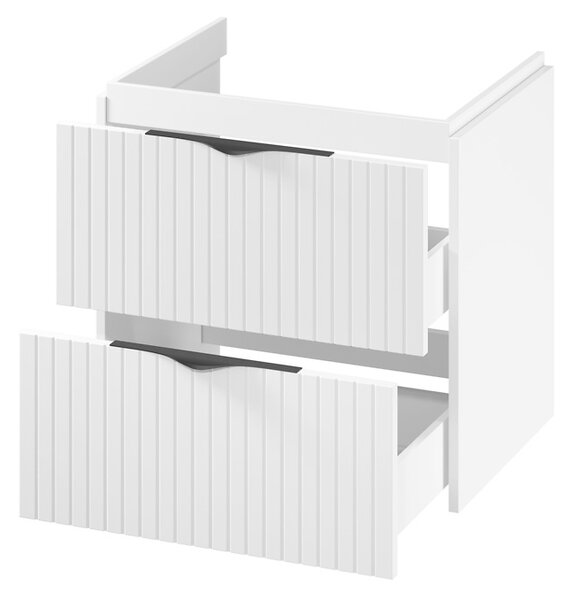 Cersanit Tirso, závesná skrinka pod umývadlo 594x447x572 mm, biela matná, S1015-007