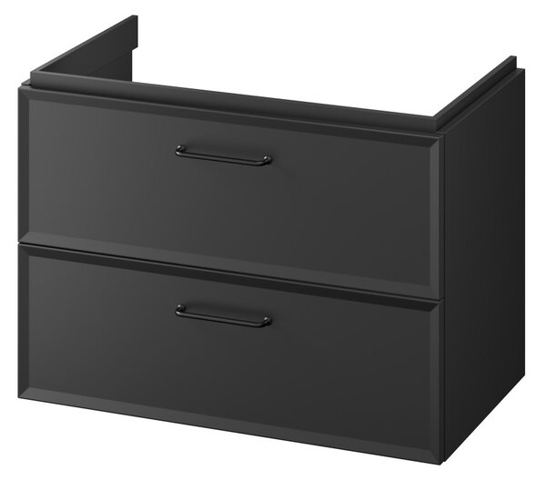 Cersanit Mille, umývadlová skrinka 794x446x551 mm, čierna matná, S1017-003