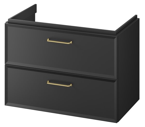 Cersanit Mille, umývadlová skrinka 794x446x551 mm, čierna matná, S1017-003