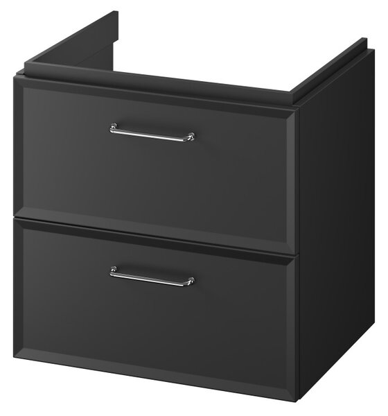 Cersanit Mille, umývadlová skrinka 594x446x551 mm, čierna matná, S1021-002