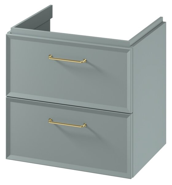 Cersanit Mille, umývadlová skrinka 594x446x551 mm, zelená matná, S1021-003