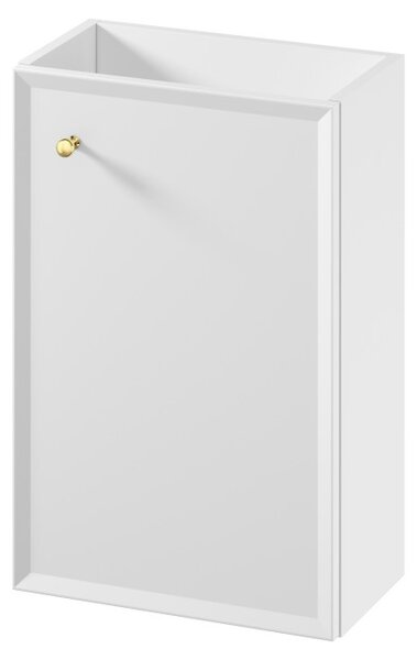 Cersanit Mille, závesná WC skrinka pod umývadlo 392x214x590 mm, biela matná, S1022-002
