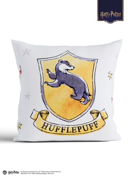 Obliečka na vankúš mikroplyš Harry Potter 40 × 40 cm - Bifľomor biele