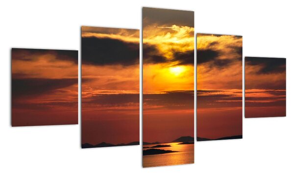 Západ slnka - obraz (Obraz 125x70cm)