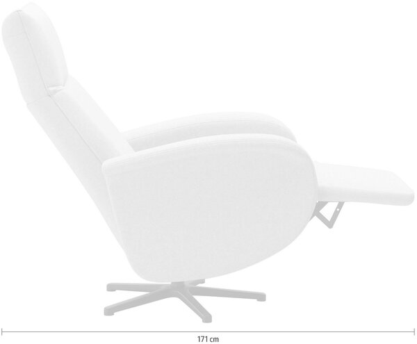 RELAXAČNÉ KRESLO, textil, svetlozelená Sit & More - Online Only obývacie izby, Online Only