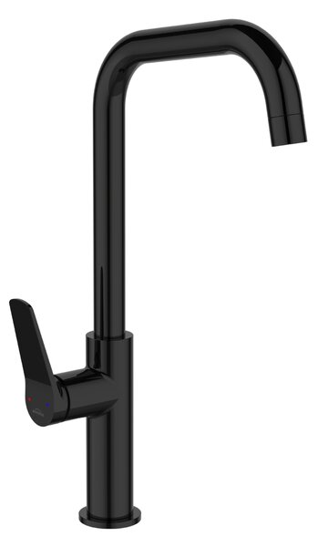 Invena Alonia, vysoká drezová batéria h-373, čierna lesklá, INV-BZ-70-004-V