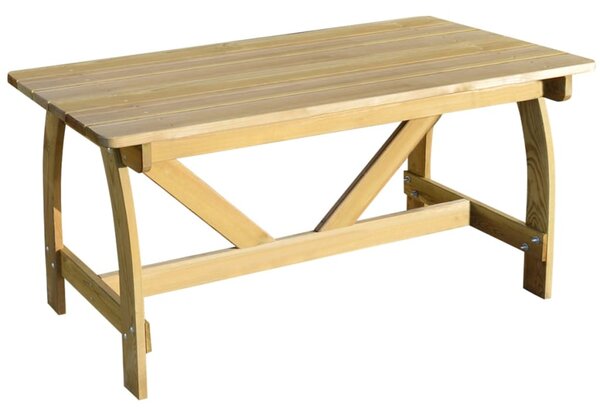Záhradný stôl 150x74x75 cm, impregnovaná borovica