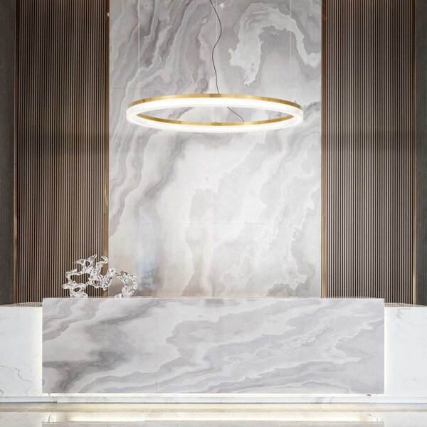 Ideal lux 314921 LED závesné stropné svietidlo CROWN | 42W integrovaný LED zdroj | 4300lm | 3000K