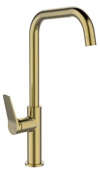 Invena Alonia, vysoká drezová batéria h-373, zlatá matná, INV-BZ-70-009-V