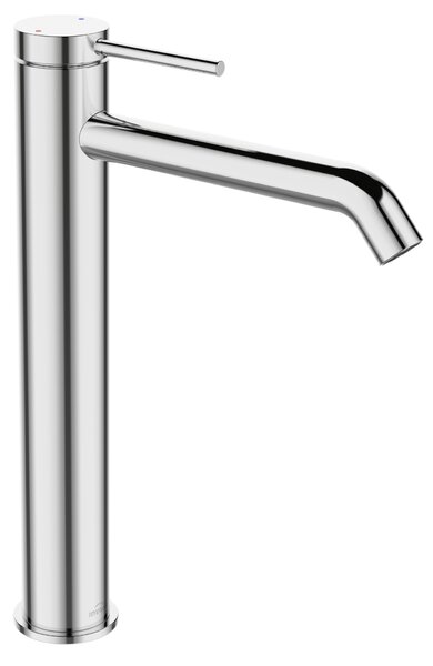 Invena Kalitea, vysoká umývadlová batéria h-278, chrómová, INV-BU-72-W01-V