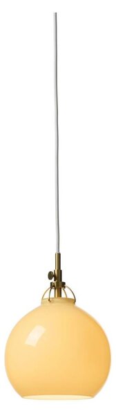 Halo Design 747931 - Závesný luster TOSCANA na lanku 1xG9/28W/230V pr. 18 cm béžová/mosadz
