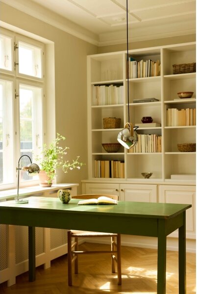 Halo Design 734443 - Závesný luster na lanku DC 1xE27/40W/230V priemer 18 cm lesklý chróm/dub