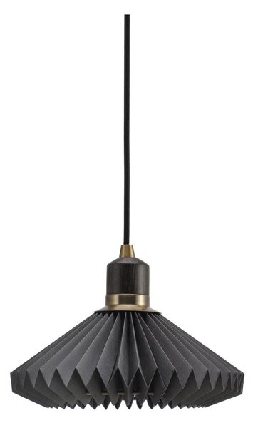 Halo Design 744084 - Závesný luster na lankách PARIS 1xG9/28W/230V pr. 24 cm čierna/mosadz/dub