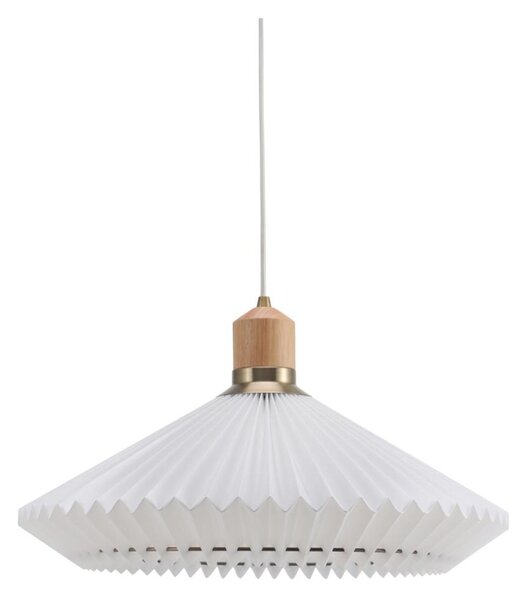 Halo Design 744268- Závesný luster na lanku PARIS 1xE27/60W/230V pr. 56 cm biela/mosadz/dub