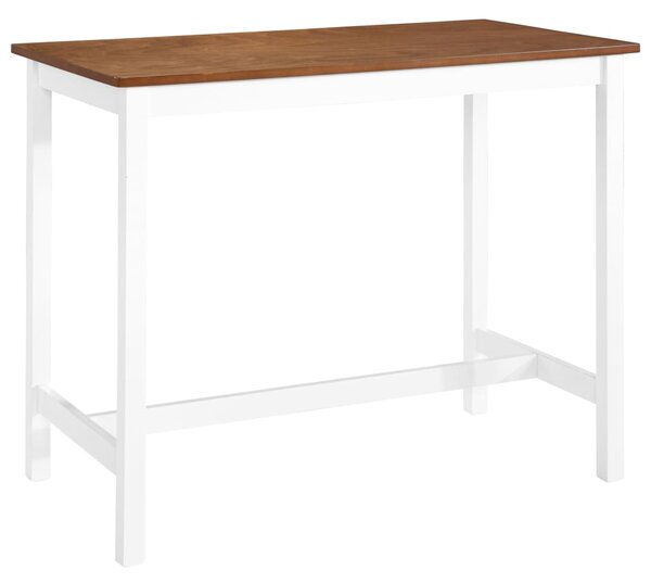 Barový stôl z masívneho dreva, 108x60x91 cm