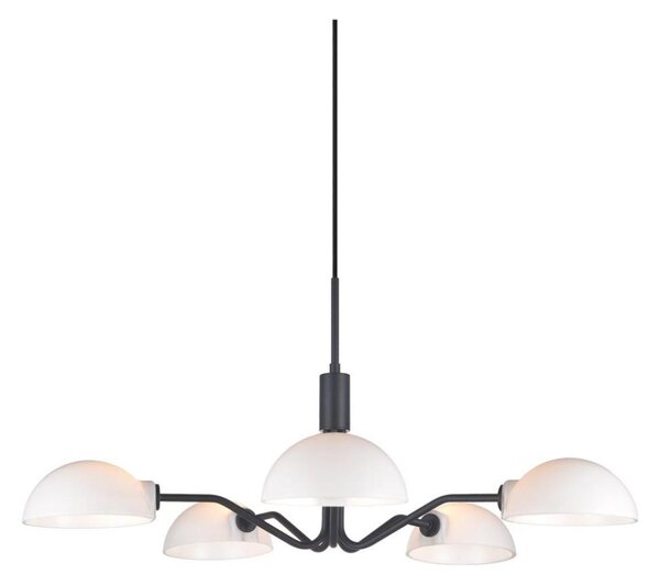 Halo Design 740369 - Luster na lane KJOBENHAVN 5xG9/28W/230V priemer 50 cm čierna