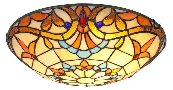 Brilagi - Tiffany vitrážové stropné svietidlo MIRABELLA 2xE27/60W/230V priemer 40 cm