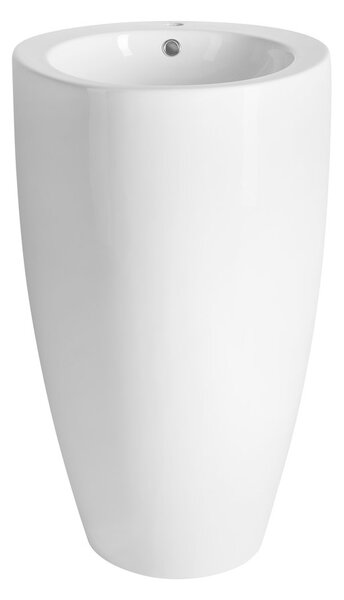 Aqualine Aqualine, Keramické umývadlo voľne stojace, 50x84cm, biela, VS701