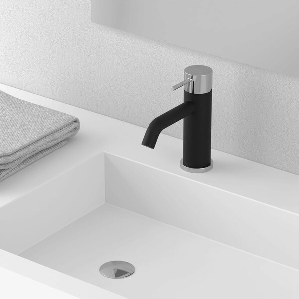 Sapho Sapho, ULTRAMIX stojanková umývadlová batéria, čierná mat, UT004B