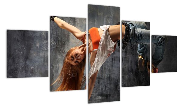 Street Dance tanečnice - obraz (Obraz 125x70cm)
