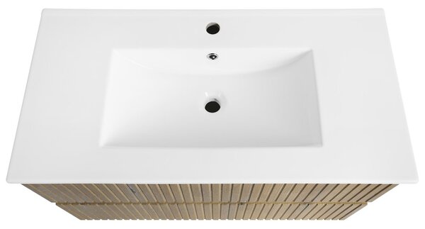 Aqualine Aqualine, PANEDA STRIP umývadlová skrinka 89,5x55x45,2cm, dub emporio, PN390