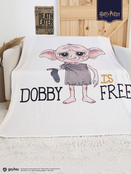 Deka mikroplyš Harry Potter 150 × 200 cm - Dobby