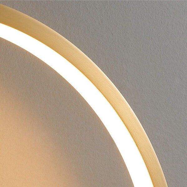 Toolight Toolight, LED nástenné svietidlo 40cm 17W 4000K APP1388-CW, zlatá matná, OSW-00912