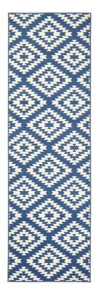 Modrý koberec behúň 200x80 cm Nordic - Hanse Home