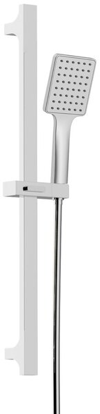 Sapho Sapho, Sprchová súprava hranatá, posuvný držiak 680mm, chróm, SC815