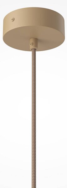 Maytoni závesné svietidlo Tavo, béžové, travertín/sklo, Ø 20 cm, Krémová / jantárovo žltá, Obývacia izba / jedáleň, Sklo, Moderný, Závesné svietidlo