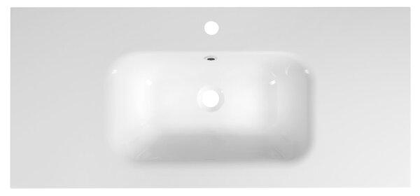Sapho Sapho, SIDRA umývadlo 101x46cm, liaty mramor, biela, SD101