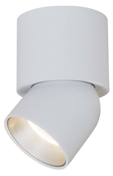 SLC LED stropné bodové svetlá CUP, biela/strieborná, 927, Ø 7,5 cm, stmievateľné, Biela / opálová, Obývacia izba / jedáleň, Hliník, Moderný, Stropné svetlo polkruhové s priestorom