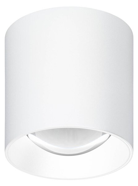 LCD LED vonkajšie stropné svietidlo 5174, biele, 9 cm, kov, IP54,, Biela / opálová, Hliník, Moderný, Závesné svietidlo