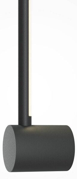 Maytoni LED nástenné svetlo Light stick, čierne, výška 60 cm, Čierna, Obývacia izba / jedáleň, Hliník, Moderný