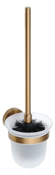 Sapho Sapho, X-ROUND COPPER WC kefa závesná, mliečne sklo, medená matná, XR303PG