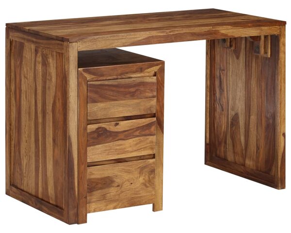 Písací stôl masívne sheeshamové drevo 110x55x76 cm