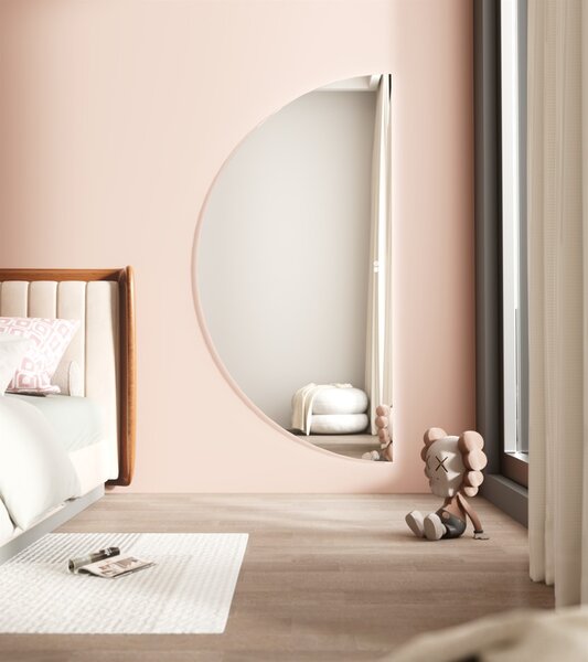 Erga Kori, polkruhové LED zrkadlo 80x160cm, 3220 lm, 3 farby svetla, ERG-V01-KORI-8016-CL