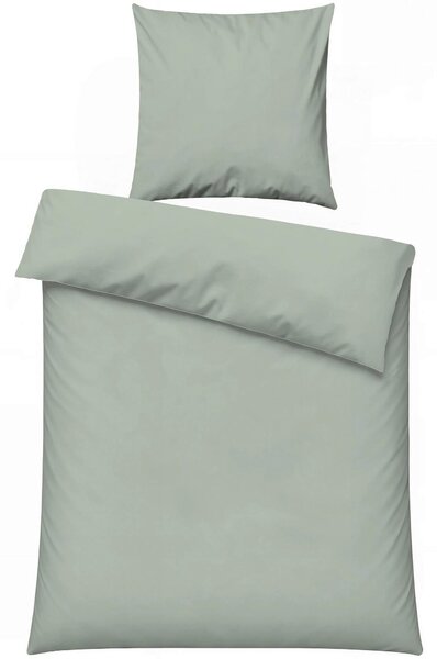 POSTEĽNÁ BIELIZEŇ, šalviovozelená, 155/220 cm - Online Only bytové doplnky, Online Only
