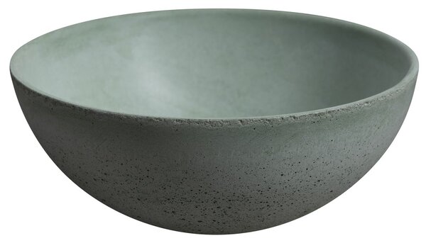 Sapho Sapho, MINOR betónové umývadlo na dosku, priemer 26cm, zelená matná, MR26023