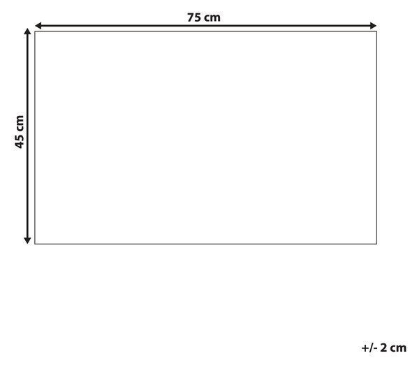 Rohožka hnedá béžová kokosové vlákno 45 x 75 cm protišmyková spodná strana rohož s pruhovaným vzorom moderná