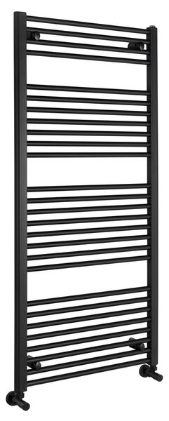 Aqualine Aqualine, DIRECT vykurovacie teleso s bočným pripojením 600x1320 mm, čierna matná, ILR36B