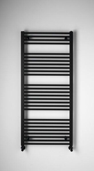 Aqualine Aqualine, DIRECT vykurovacie teleso s bočným pripojením 600x1320 mm, čierna matná, ILR36B