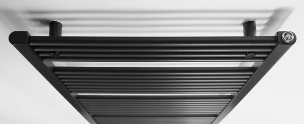 Aqualine Aqualine, DIRECT vykurovacie teleso s bočným pripojením 600x1320 mm, čierna matná, ILR36B