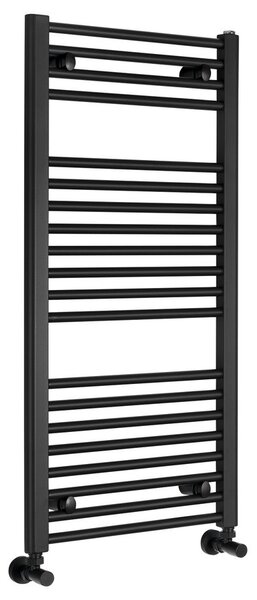 Aqualine Aqualine, DIRECT vykurovacie teleso s bočným pripojením 450x960 mm, čierna matná, ILR94B