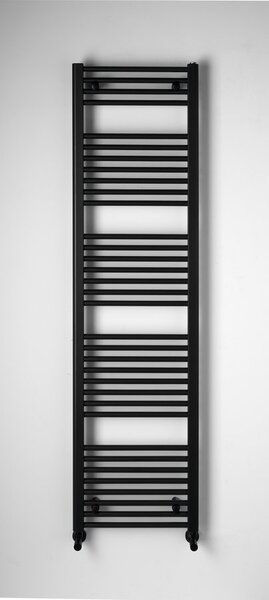 Aqualine Aqualine, DIRECT vykurovacie teleso s bočným pripojením 450x1680 mm, čierna matná, ILR64B