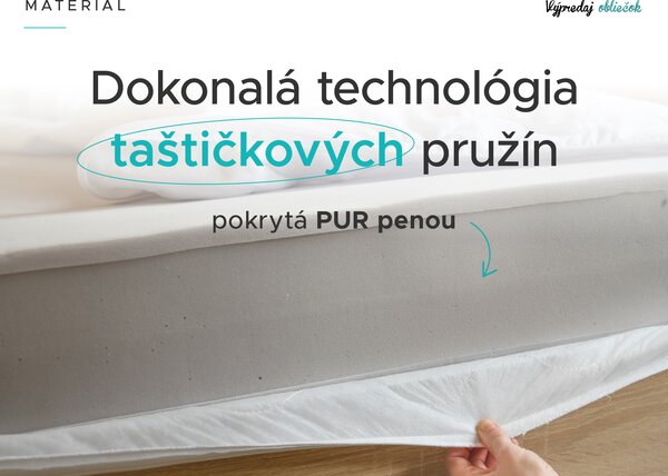 Taštičkový matrac SOMMERA 18 cm 80 x 200 cm Ochrana matraca: BEZ chrániče matraca