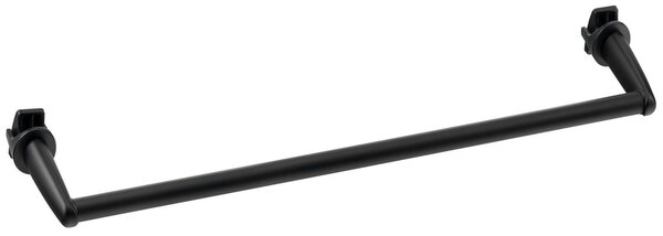 Aqualine Aqualine, Sušiak uterákov na vykurovacie telesá 46cm, rovný, čierna matná, IDR-50B