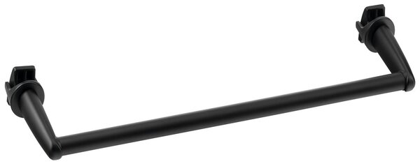 Aqualine Aqualine, Sušiak uterákov na vykurovacie telesá 36cm, rovný, čierny matná, IDR-40B