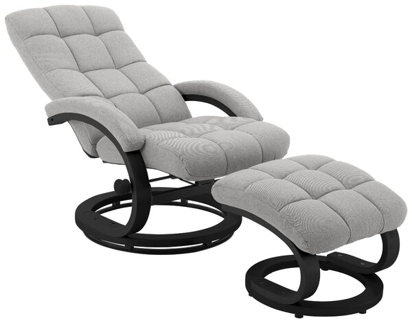 RELAXAČNÉ KRESLO S PODNOŽKOU, textil, béžová P & B - Online Only obývacie izby, Online Only
