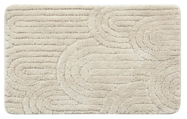 Aqualine Aqualine, RIST kúpeľňová predložka, 50x80cm, 100% polyester, protišmyk,ecru, NI8592